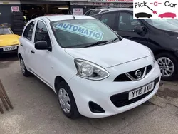 White Used 2015 Nissan Micra Visia Hatchback | £7,995 (A bit pricey)