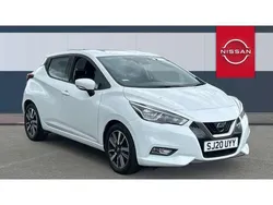 White Used 2020 Nissan Micra Acenta Limited Edition Hatchback | £8,828 (Fair price)