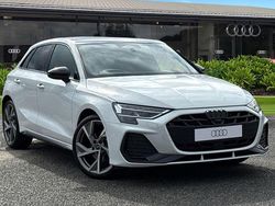 White New 2025 Audi A3 Sportback Black Edition Hatchback | £36,365 (Super price)