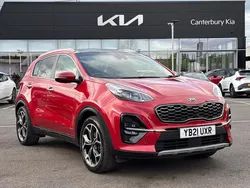 Red Used 2021 Kia Sportage GT-Line S SUV | £20,495 (Good price)