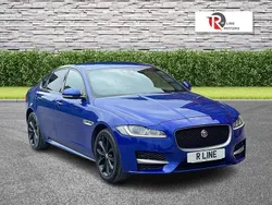 Blue Used 2018 Jaguar XF R-Sport Sedan | £8,595 (Fair price)