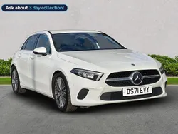 White Used 2021 Mercedes A180 Executive Hatchback | £17,849 (Fair price)