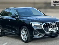 Black Used 2021 Audi Q3 S-Line SUV | £25,990 (Good price)