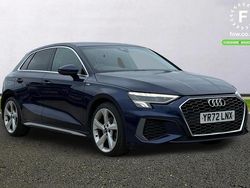 Blue Used 2022 Audi A3 Sportback Comfort Hatchback | £20,899 (Fair price)