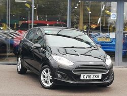 Black Used 2016 Ford Fiesta Zetec Hatchback | £6,298 (A bit pricey)