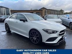 White Used 2022 Mercedes CLA180 AMG Line Premium Sedan | £24,495 (Fair price)