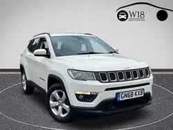 White Used 2018 Jeep Compass Longitude SUV | £9,750 (Fair price)