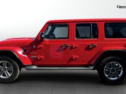 Red Used 2019 Jeep Wrangler Sahara SUV | £36,910 (Fair price)