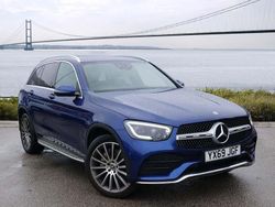 Blue Used 2019 Mercedes GLC300 AMG Line Premium Estate | £21,441 (Fair price)