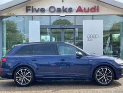 Blue Used 2021 Audi Q7 Black Edition SUV | £44,980 (Fair price)