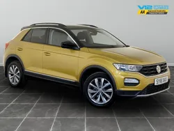 Yellow Used 2018 VW T-Roc Design SUV | £10,895 (Fair price)
