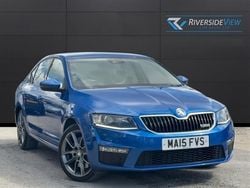 Blue Used 2015 Skoda Octavia vRS Hatchback | £9,750 (Fair price)