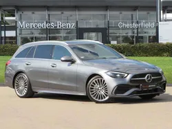 Grey Used 2023 Mercedes C200 AMG Line Premium Estate | £30,700 (Fair price)