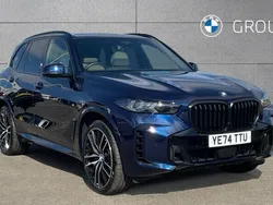 Blue Used 2024 BMW X5 M Sport SUV | £65,993 (Expensive)