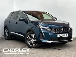 Blue Used 2021 Peugeot 3008 Allure SUV | £16,950 (Fair price)