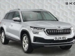 Brilliant silver metallic Used 2024 Skoda Kodiaq SE L Executive SUV | £29,400 (Fair price)