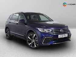 Blue Used 2022 VW Tiguan Allspace R-line SUV | £23,975 (Fair price)