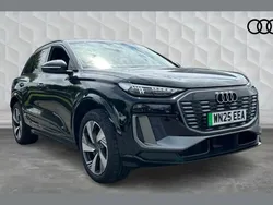 Black Used 2025 Audi Q6 e-tron S-Line SUV | £64,520 (Good price)
