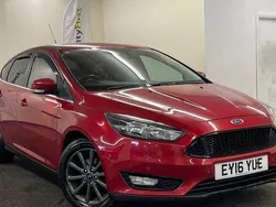 Red Used 2016 Ford Focus Titanium Hatchback | £4,695 (Fair price)