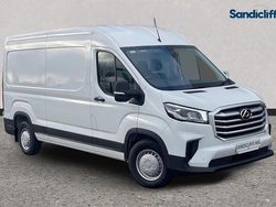Solid blanc white New 2025 Maxus V90 Van | £20,992 (Expensive)