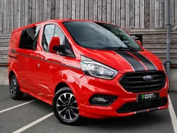 Red Used 2022 Ford Transit Custom Sport Van | £20,995 (Fair price)