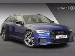 Blue Used 2021 Audi A6 Black Edition Estate | £28,500 (Fair price)