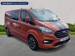 Orange Used 2022 Ford Transit Custom Sport Van | £19,200 (Good price)