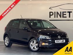 Black Used 2017 VW Polo Match Hatchback | £8,399 (Fair price)