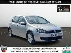 Silver Used 2010 VW Golf VI SE Hatchback | £4,470 (Fair price)