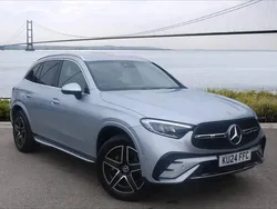 Hightech silver Used 2024 Mercedes GLC300 AMG line Estate | £46,990