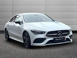 White Used 2022 Mercedes CLA180 AMG Line Premium Sedan | £25,490 (Fair price)