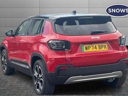 Red Used 2024 Jeep Avenger EV Summit SUV | £19,654 (Fair price)