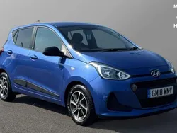 Blue Used 2018 Hyundai i10 GO! Hatchback | £6,229 (Fair price)