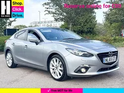 Silver Used 2015 Mazda 3 Inclusive Sedan | £5,008 (Fair price)
