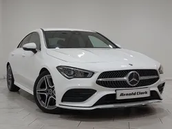 White Used 2019 Mercedes CLA200 AMG line Coupe | £22,498 (Fair price)