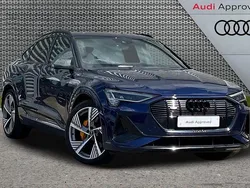 Blue Used 2022 Audi e-tron Sportback Advanced SUV | £31,994