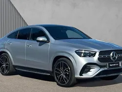 Hightech silver Used 2024 Mercedes GLE450 AMG AMG Line Premium Plus Coupe | £68,286 (Fair price)