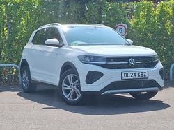 White New 2024 VW T-Cross R-line SUV | £25,498 (Good price)