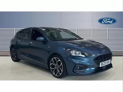 Blue Used 2020 Ford Focus ST-Line X Hatchback | £15,513 (Fair price)