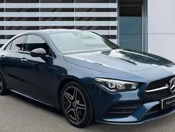Blue Used 2023 Mercedes CLA220 AMG Line Premium Sedan | £28,648 (Fair price)