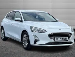 Frozen white Used 2022 Ford Focus Titanium Hatchback | £13,192 (Good price)