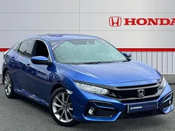 Sporty blue Used 2021 Honda Civic SR Hatchback | £17,286 (Fair price)