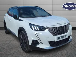 White Used 2021 Peugeot e-2008 Premium SUV | £14,295 (Fair price)