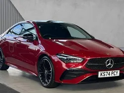 Red Used 2024 Mercedes CLA220 AMG Line Premium Plus Sedan | £34,057 (A bit pricey)