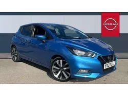 Blue Used 2022 Nissan Micra Tekna Hatchback | £13,543 (Fair price)