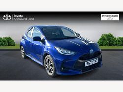 Blue Used 2022 Toyota Yaris Hybrid Design Hatchback | £20,197 (A bit pricey)