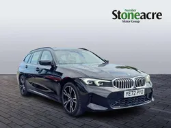 Black Used 2022 BMW 330e M Sport Estate | £27,000 (Fair price)