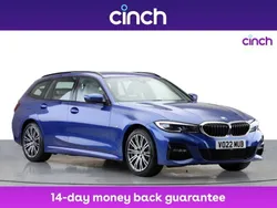 Blue Used 2022 BMW 330e M Sport Estate | £23,699 (Fair price)