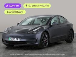 Grey Used 2020 Tesla Model 3 Performance Sedan | £17,989 (Good price)