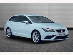 White Used 2018 Seat Leon ST FR Estate | £10,245 (Fair price)